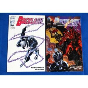 Backlash #1 Image Comics 1994 Variant Cover Brett Booth 1st App Marc Slayton